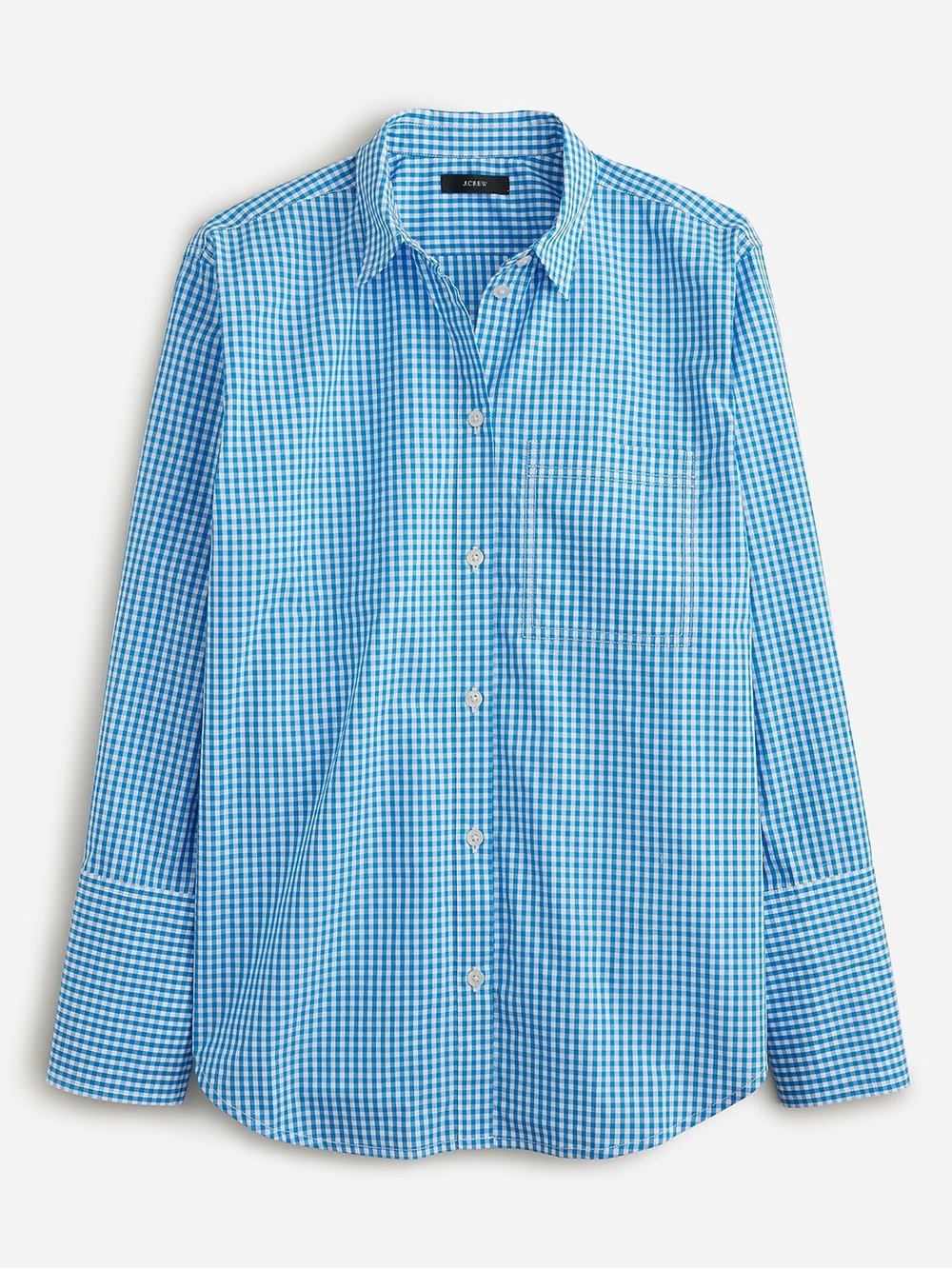 J.Crew Women’s Garçon cotton poplin shirt in gingham